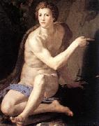 Agnolo Bronzino St John the Baptist oil on canvas